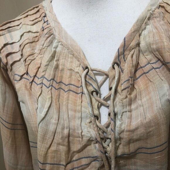 NWOT Free People tunic blouse size XS oversize - Picture 6 of 8